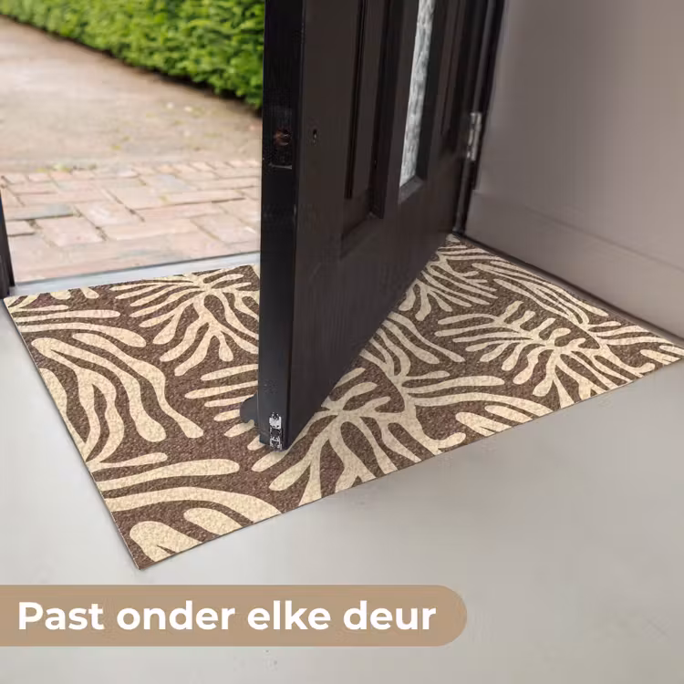 Deurmat - Bruin - Koraal - Expressief - Patroon — 7