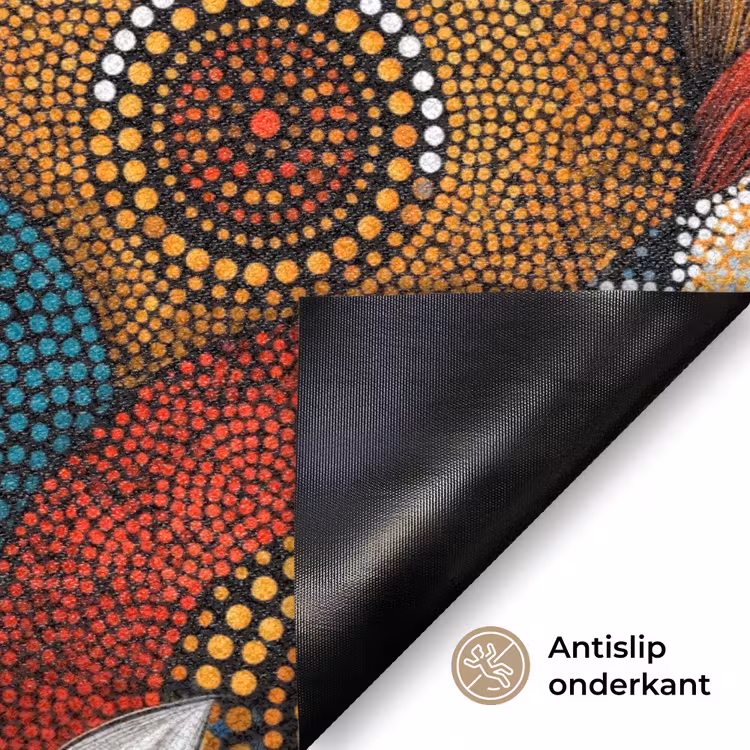 Deurmat - Kleurrijk - Aboriginal - Dot Painting - Botanisch - Patroon — 6