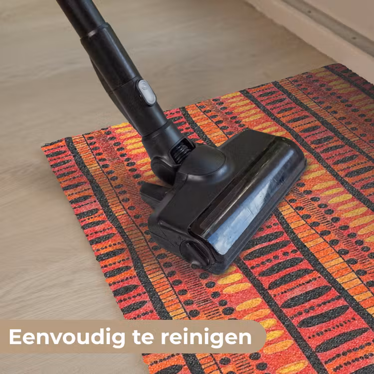 Deurmat - Rood - Oranje - Etnisch - Expressief - Patroon — 9