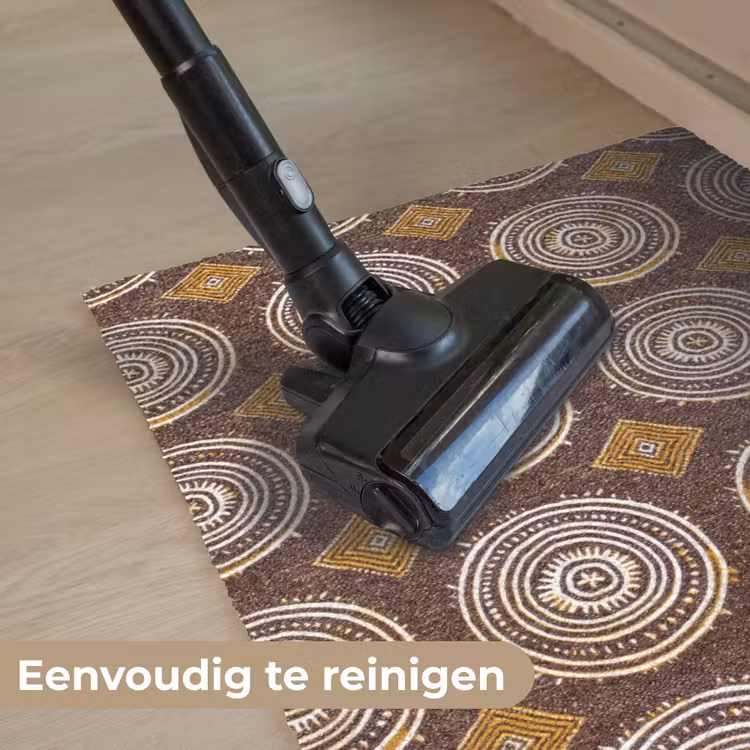 Deurmat - Chocoladebruin - Etnisch - Tribaal - Cirkels - Patroon — 9