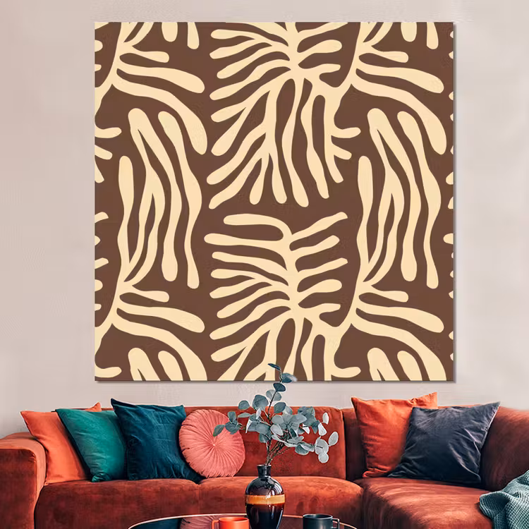 Forex - Bruin - Koraal - Expressief - Patroon — 3