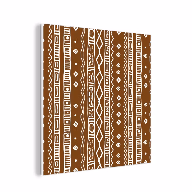 Forex - Chocoladebruin - Etnisch - Tribaal - Patroon — 1