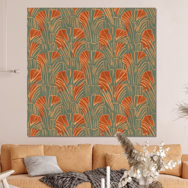 Forex - Groen - Terracotta - Deco - Waaiers — 4