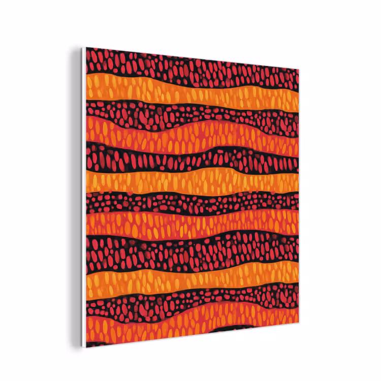 Forex - Oranje - Roze - Expressief - Patroon — 1