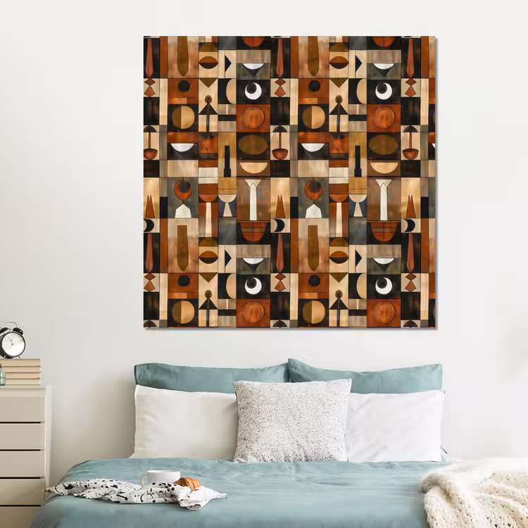 Forex - Terracotta - Geometrisch - Mid-Century - Patroon — 2