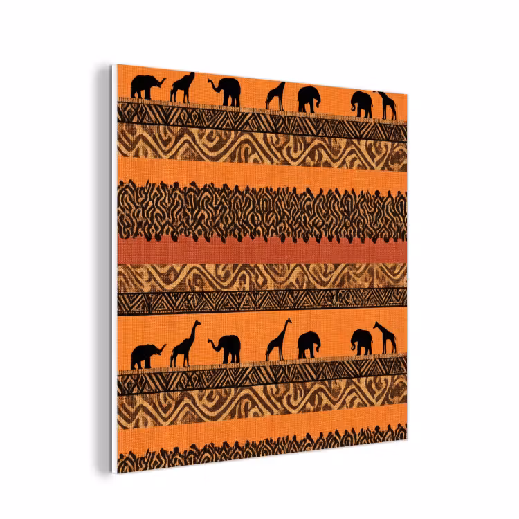 Forex - Oranje - Safari - Afrikaans - Dieren - Patroon — 1