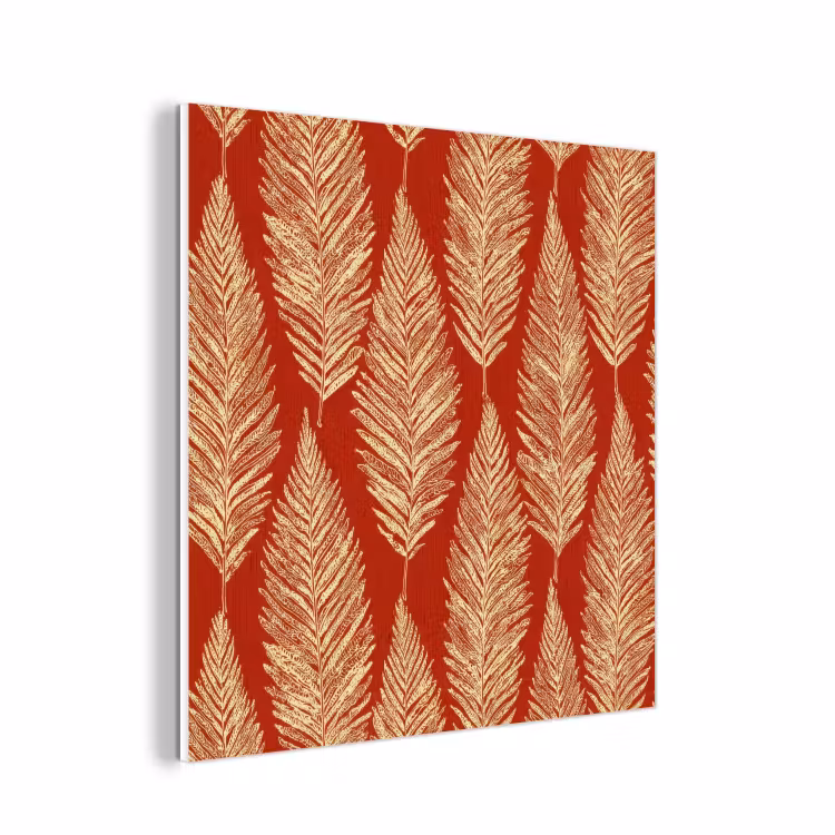 Forex - Rood - Botanisch - Varen - Patroon — 1