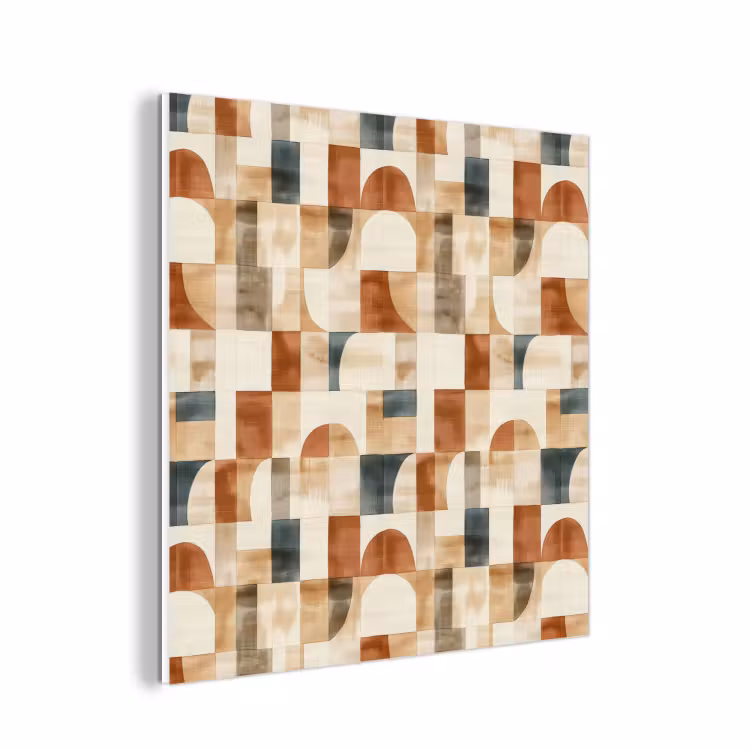 Forex - Terracotta - Geometrisch - Aquarel - Textuur — 1