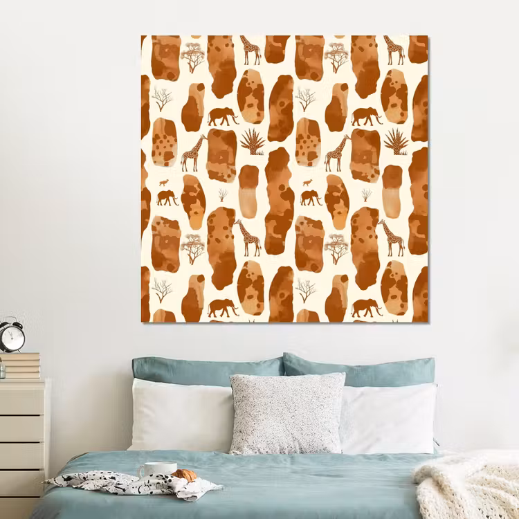 Forex - Terracotta - Safari - Dieren - Patroon — 2