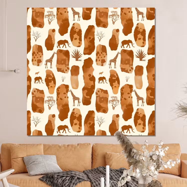 Forex - Terracotta - Safari - Dieren - Patroon — 4