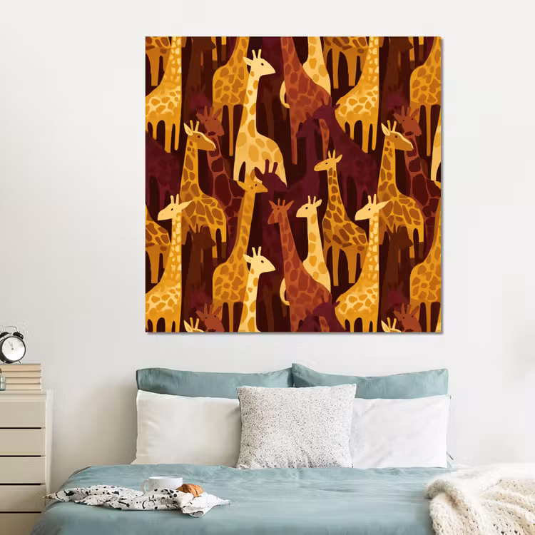 Forex - Bruin - Giraffen - Safari - Patroon — 2