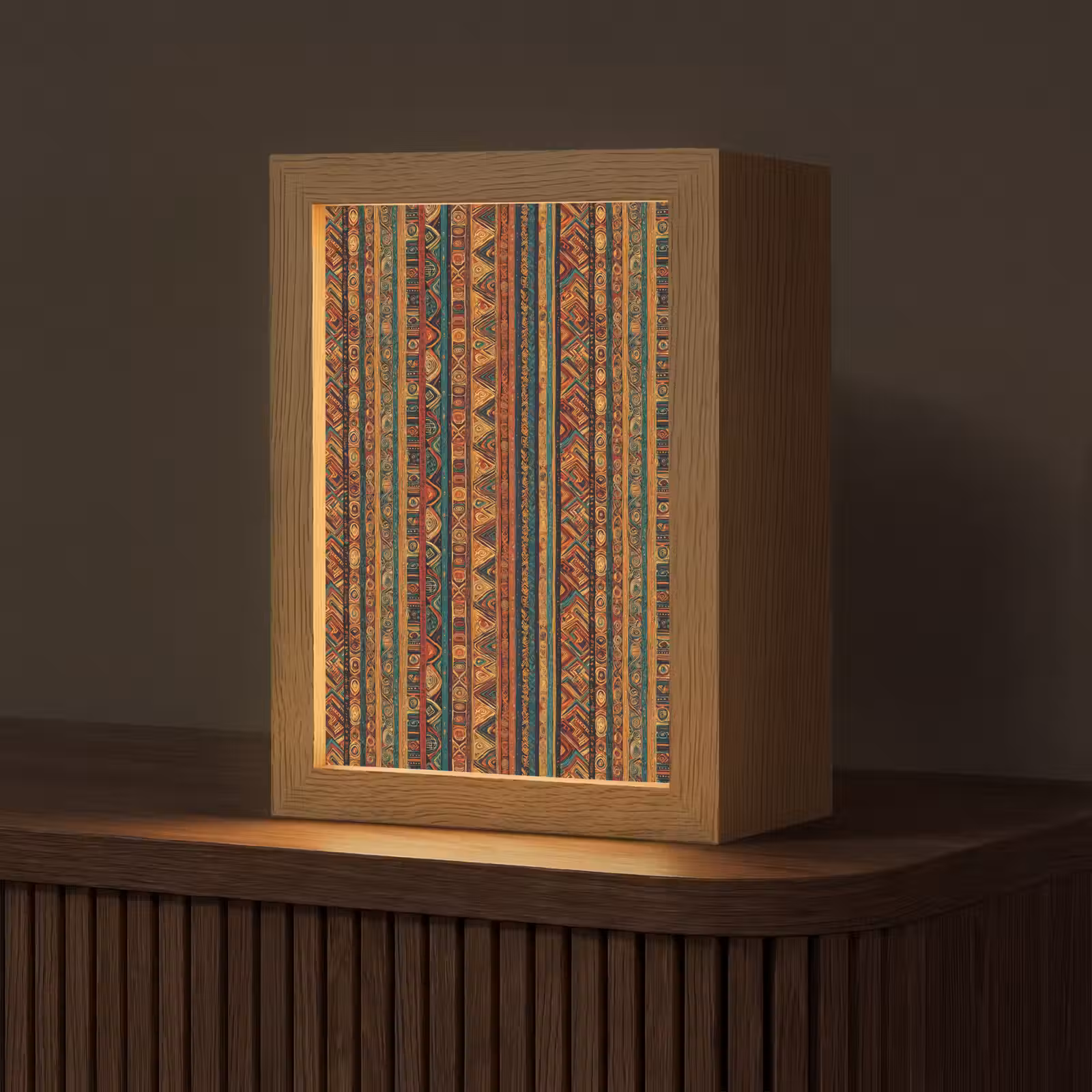 Gepersonaliseerde Lightbox - Kleurrijk - Etnisch - Folkloristisch - Patroon — 1