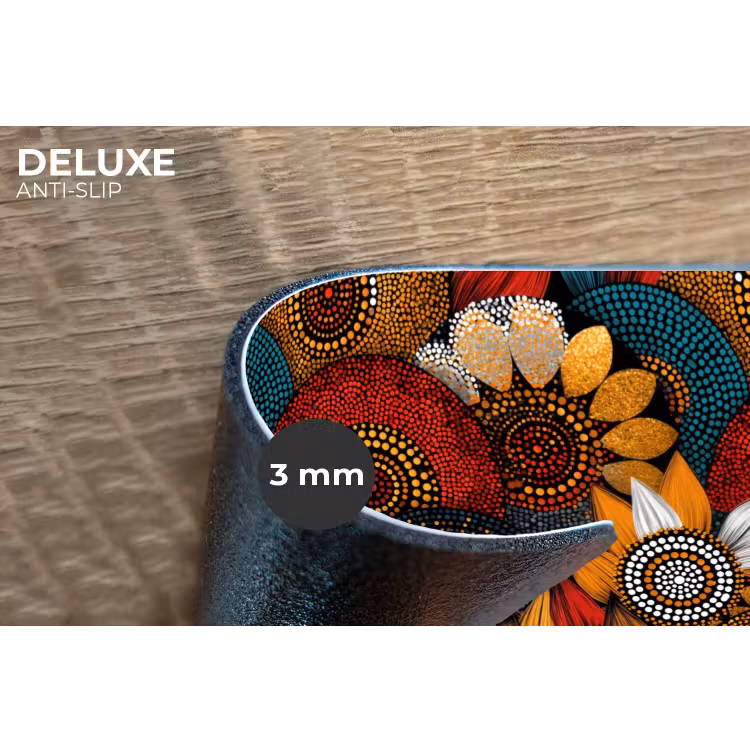 Placemat - 6 stuks - Kleurrijk - Aboriginal - Dot Painting - Botanisch - Patroon — 4