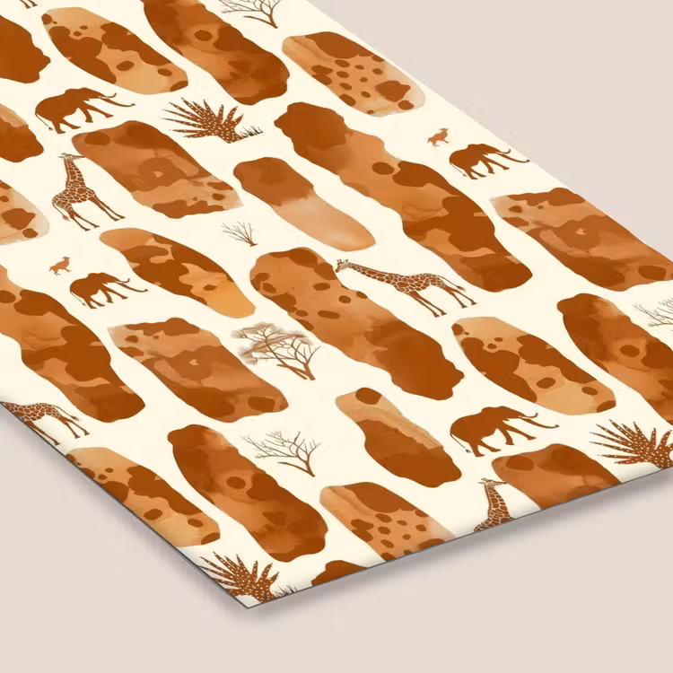 Poster met lijst - Terracotta - Safari - Dieren - Patroon — 7