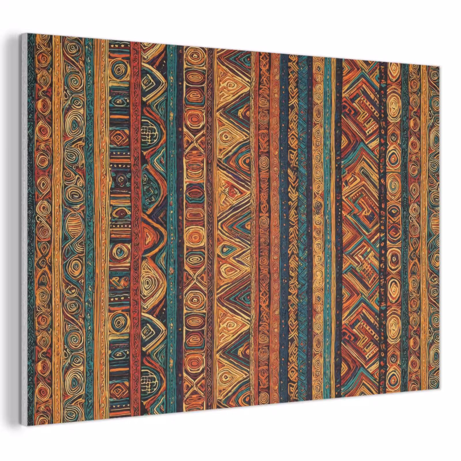 Akoestisch schilderij - Kleurrijk - Etnisch - Folkloristisch - Patroon — 1
