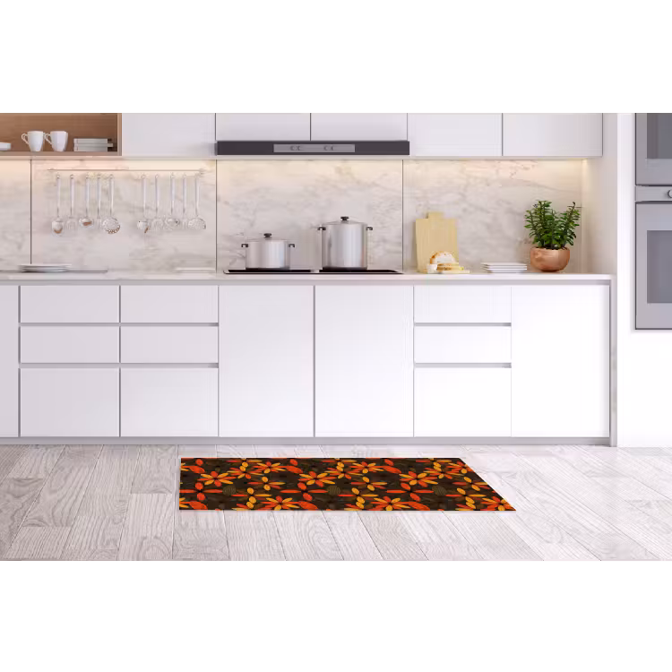 Keukenloper - Oranje - Retro - Bloemen - Herfst — 3