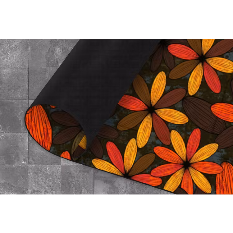 Keukenloper - Oranje - Retro - Bloemen - Herfst — 4