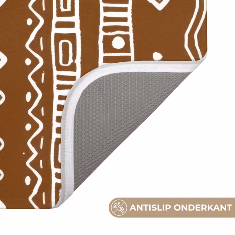 Wc Mat - Chocoladebruin - Etnisch - Tribaal - Patroon — 4