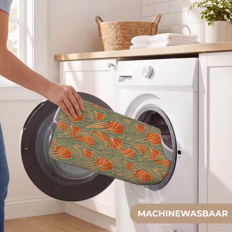 Wc Mat - Groen - Terracotta - Deco - Waaiers — 6
