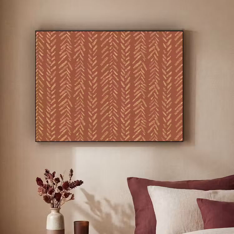 Art Frame - Terracotta - Visgraat - Ambachtelijk - Patroon — 3