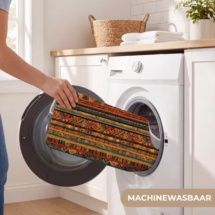 Wc Mat - Kleurrijk - Etnisch - Folkloristisch - Patroon — 6
