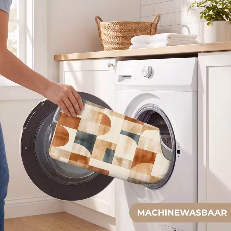 Wc Mat - Terracotta - Geometrisch - Aquarel - Textuur — 6
