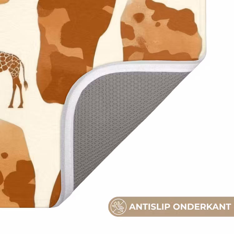 Wc Mat - Terracotta - Safari - Dieren - Patroon — 4