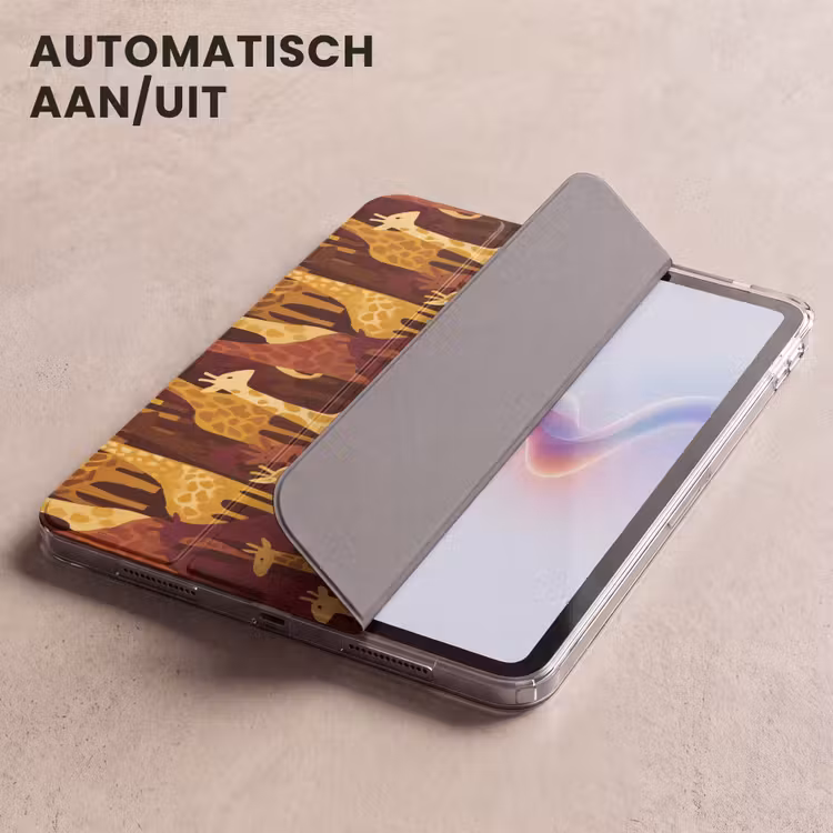 iPad hoes - Bruin - Giraffen - Safari - Patroon — 5