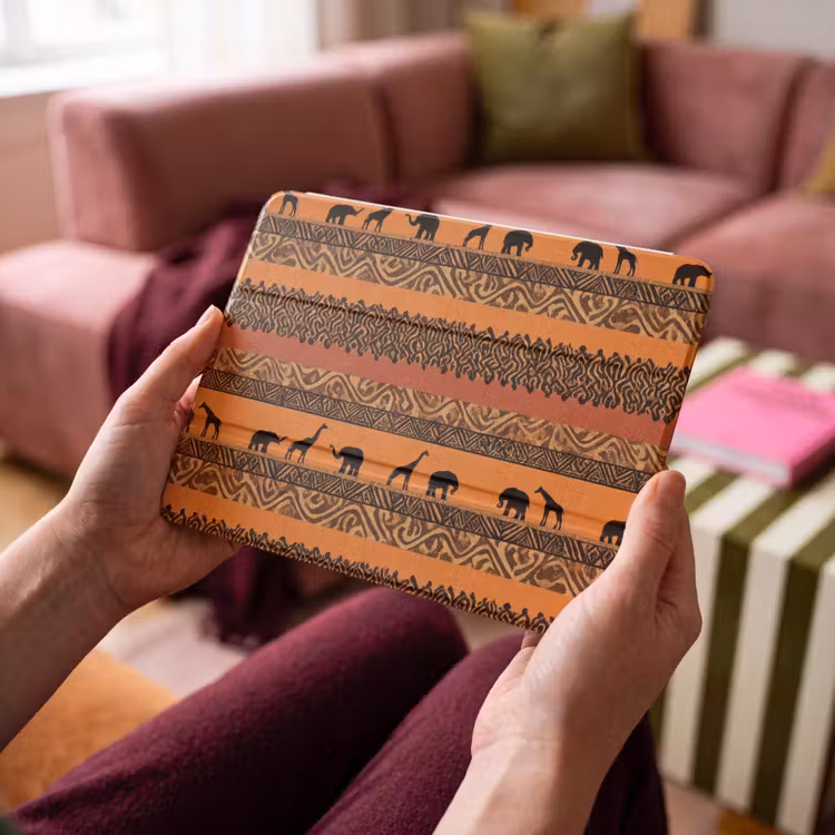 iPad hoes - Oranje - Safari - Afrikaans - Dieren - Patroon — 4