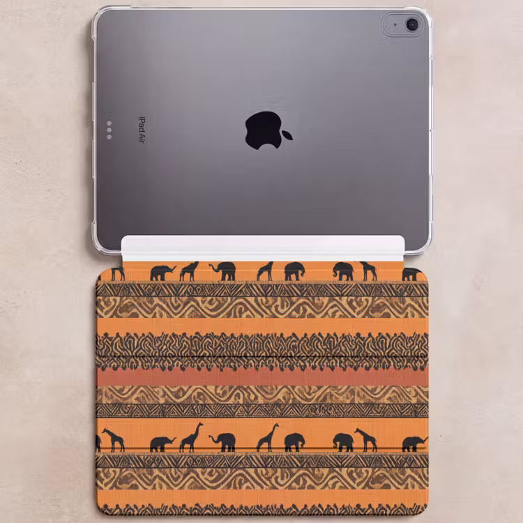 iPad hoes - Oranje - Safari - Afrikaans - Dieren - Patroon — 6