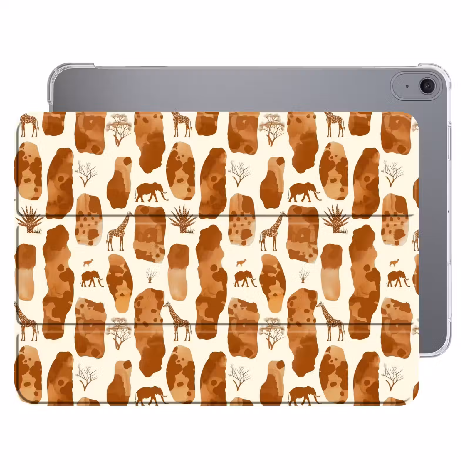 iPad hoes - Terracotta - Safari - Dieren - Patroon — 1