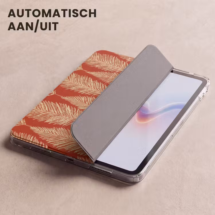 iPad hoes - Rood - Botanisch - Varen - Patroon — 5