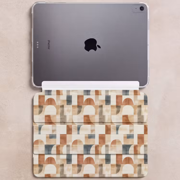 iPad hoes - Terracotta - Geometrisch - Aquarel - Textuur — 6