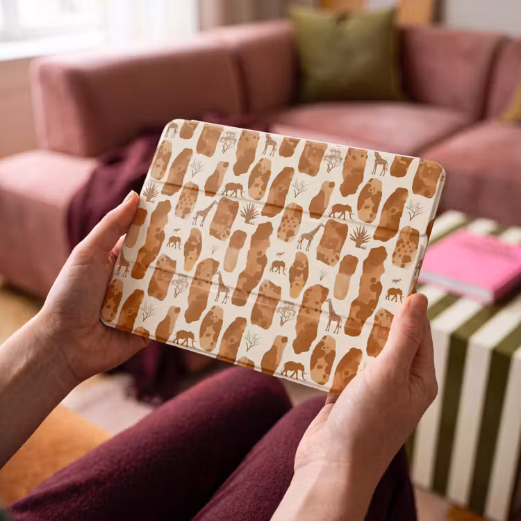 iPad hoes - Terracotta - Safari - Dieren - Patroon — 4