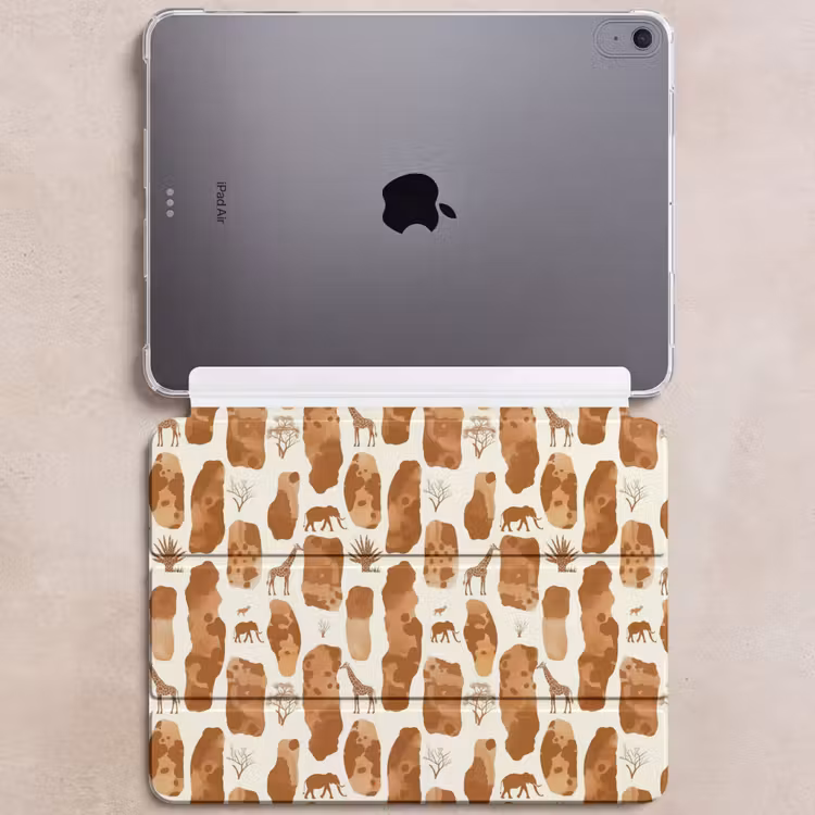 iPad hoes - Terracotta - Safari - Dieren - Patroon — 6