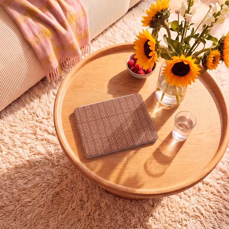 iPad hoes - Terracotta - Visgraat - Ambachtelijk - Patroon — 2