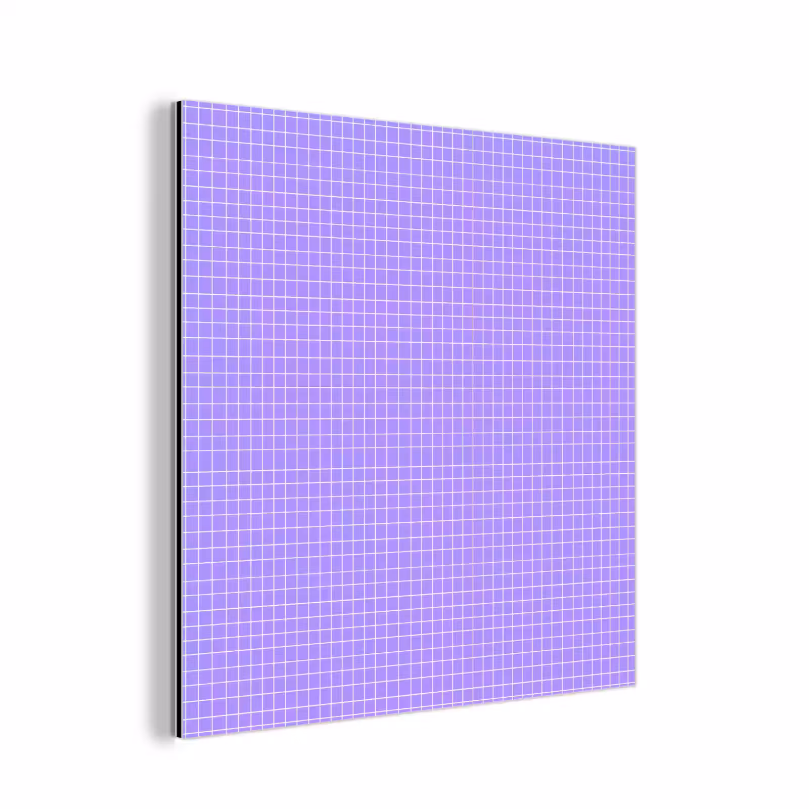 Aluminium schilderij - Paars - Geometrisch - Raster - Minimalistisch - Patroon — 1