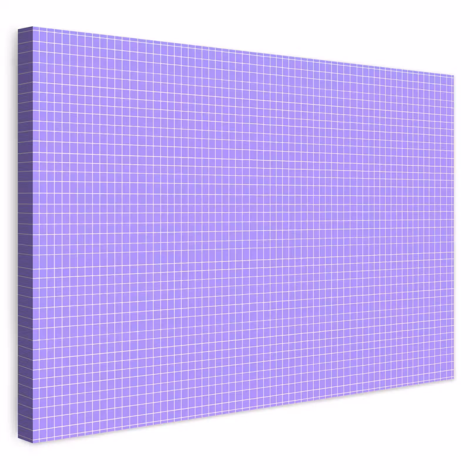 Buiten canvas - Paars - Geometrisch - Raster - Minimalistisch - Patroon — 1