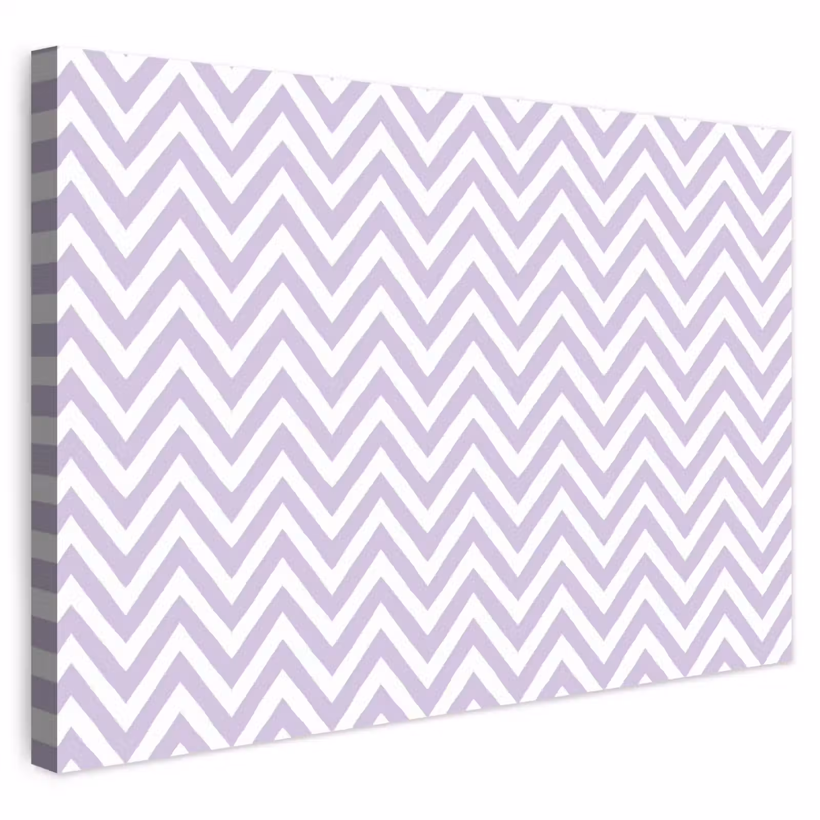 Buiten canvas - Lila - Geometrisch - Chevron - Zigzag - Patroon — 1