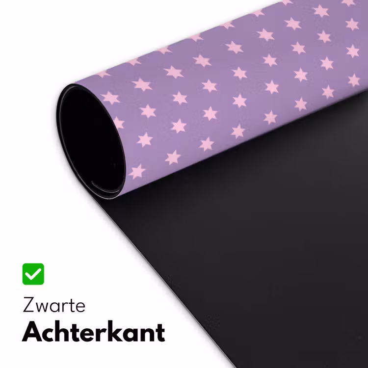 Bureau onderlegger - Paars - Roze - Sterren - Geometrisch - Patroon — 5