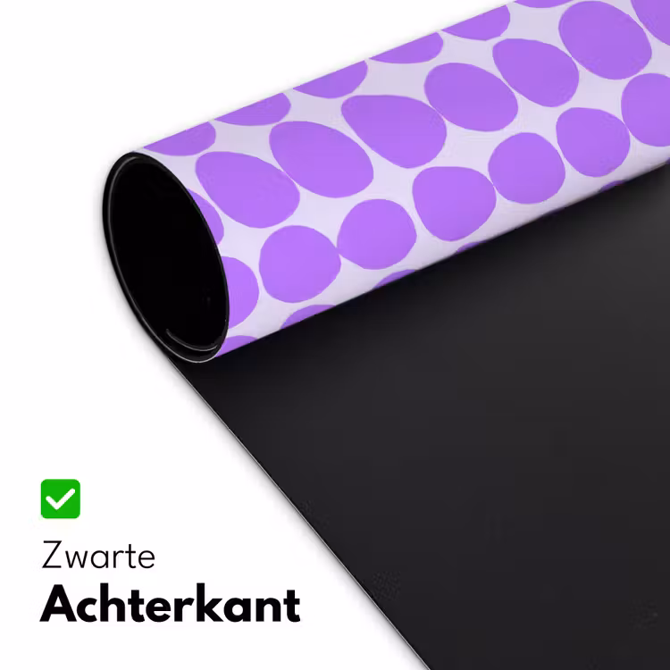 Bureau onderlegger - Paars - Geometrisch - Stippen - Polka Dot - Patroon — 5
