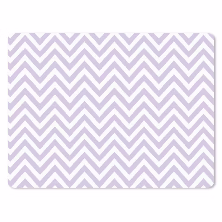 Muismat - Lila - Geometrisch - Chevron - Zigzag - Patroon — 1