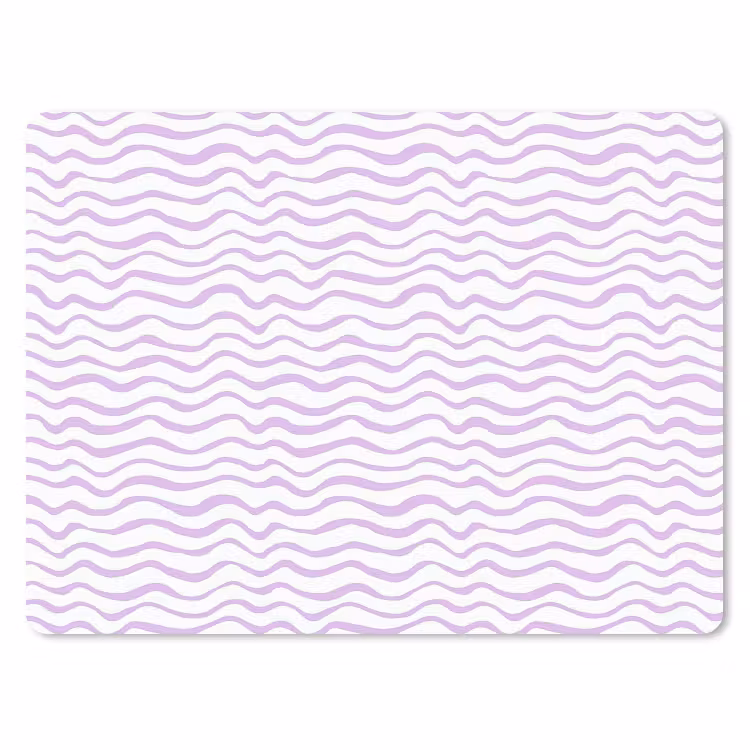 Muismat - Lila - Geometrisch - Golfjes - Lijnen - Patroon — 1