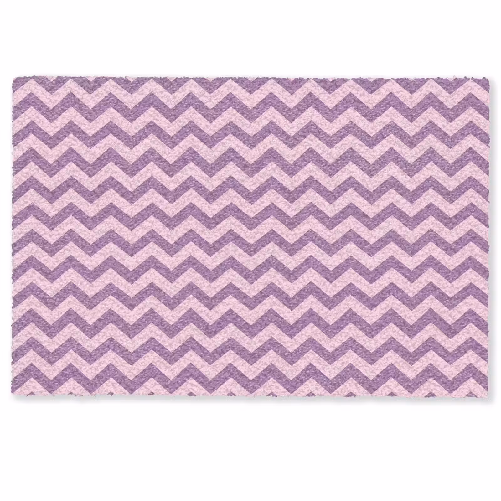 Deurmat - Paars - Roze - Geometrisch - Chevron - Zigzag - Patroon — 1