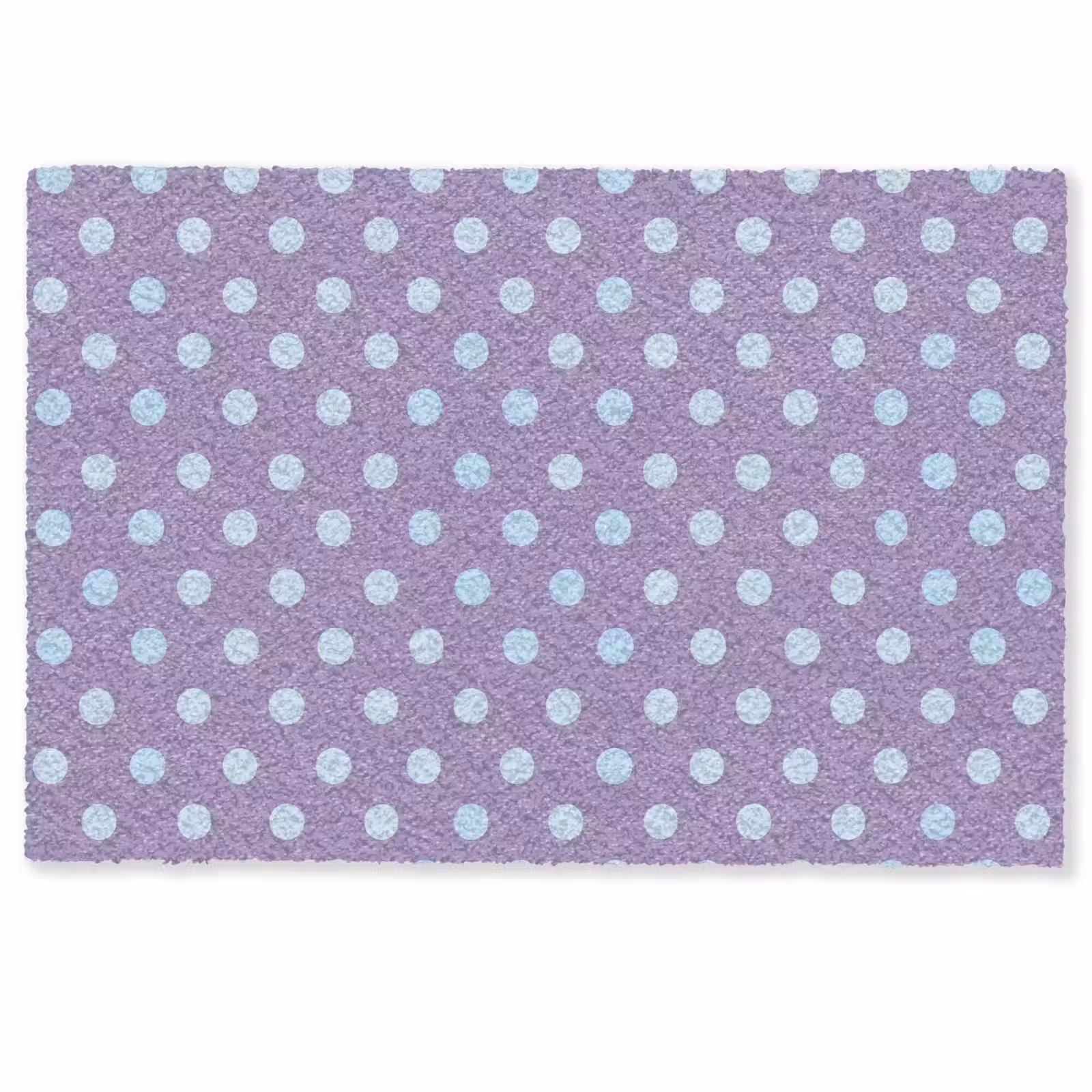 Deurmat - Paars - Blauw - Geometrisch - Stippen - Polka Dot - Patroon — 1