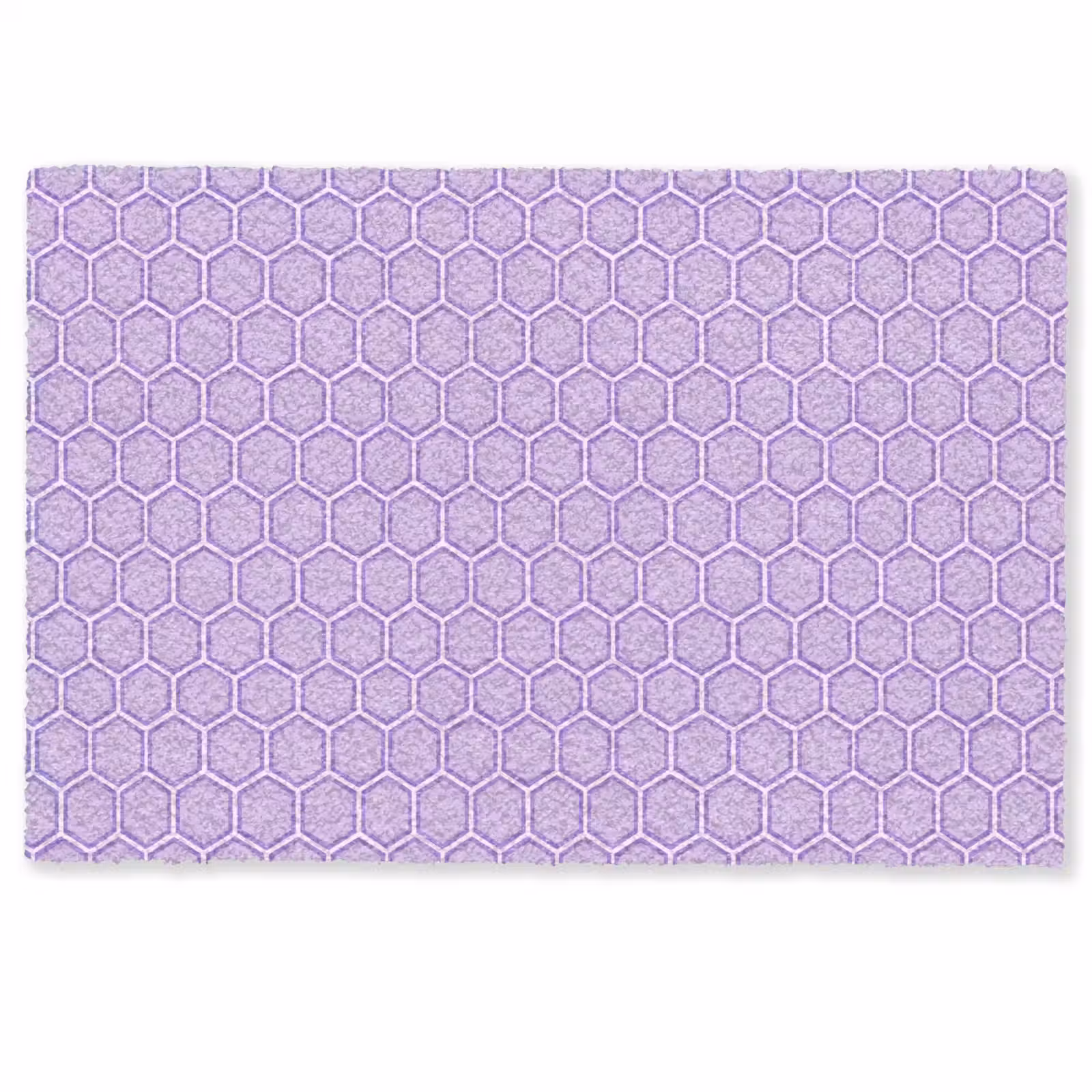 Deurmat - Paars - Geometrisch - Honeycomb - Bijenraat - Patroon — 1