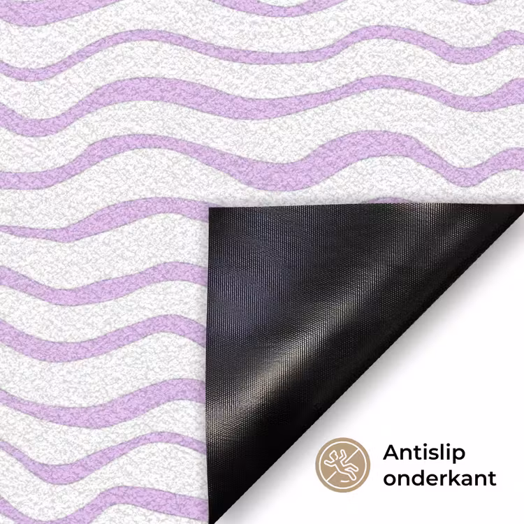 Deurmat - Lila - Geometrisch - Golfjes - Lijnen - Patroon — 6