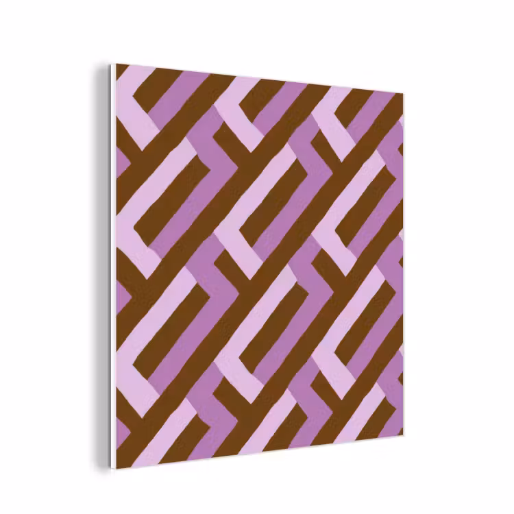 Forex - Bruin - Roze - Geometrisch - Meander - Patroon — 1