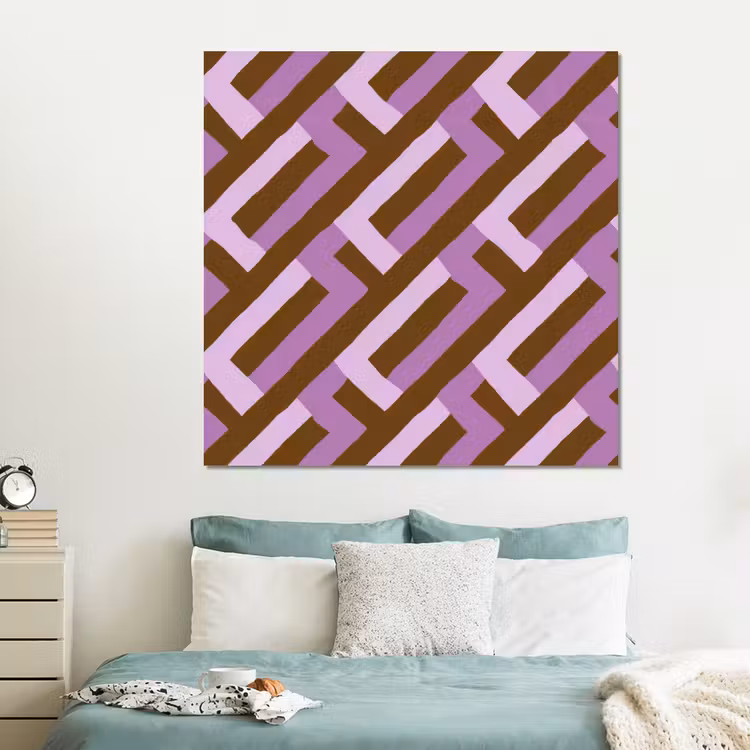 Forex - Bruin - Roze - Geometrisch - Meander - Patroon — 2