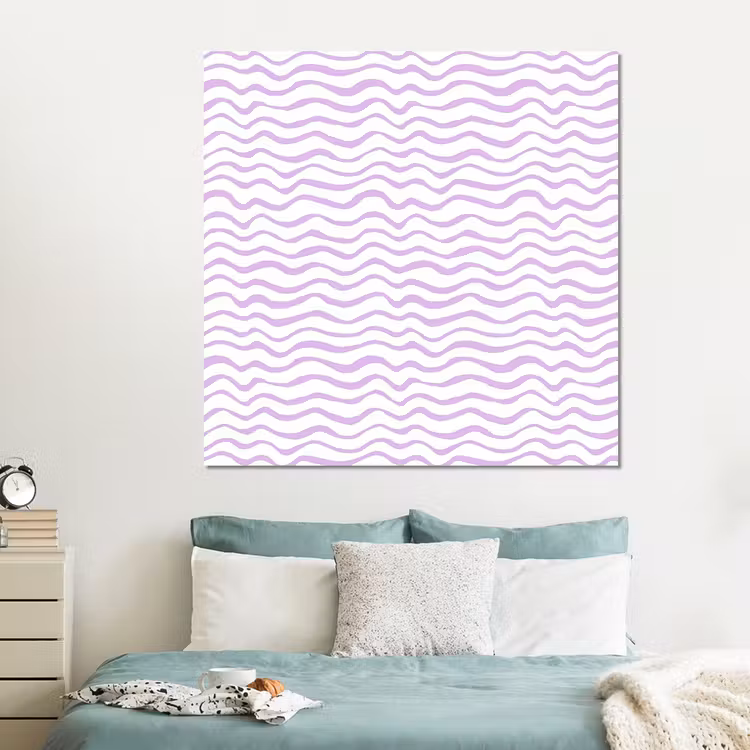 Forex - Lila - Geometrisch - Golfjes - Lijnen - Patroon — 2